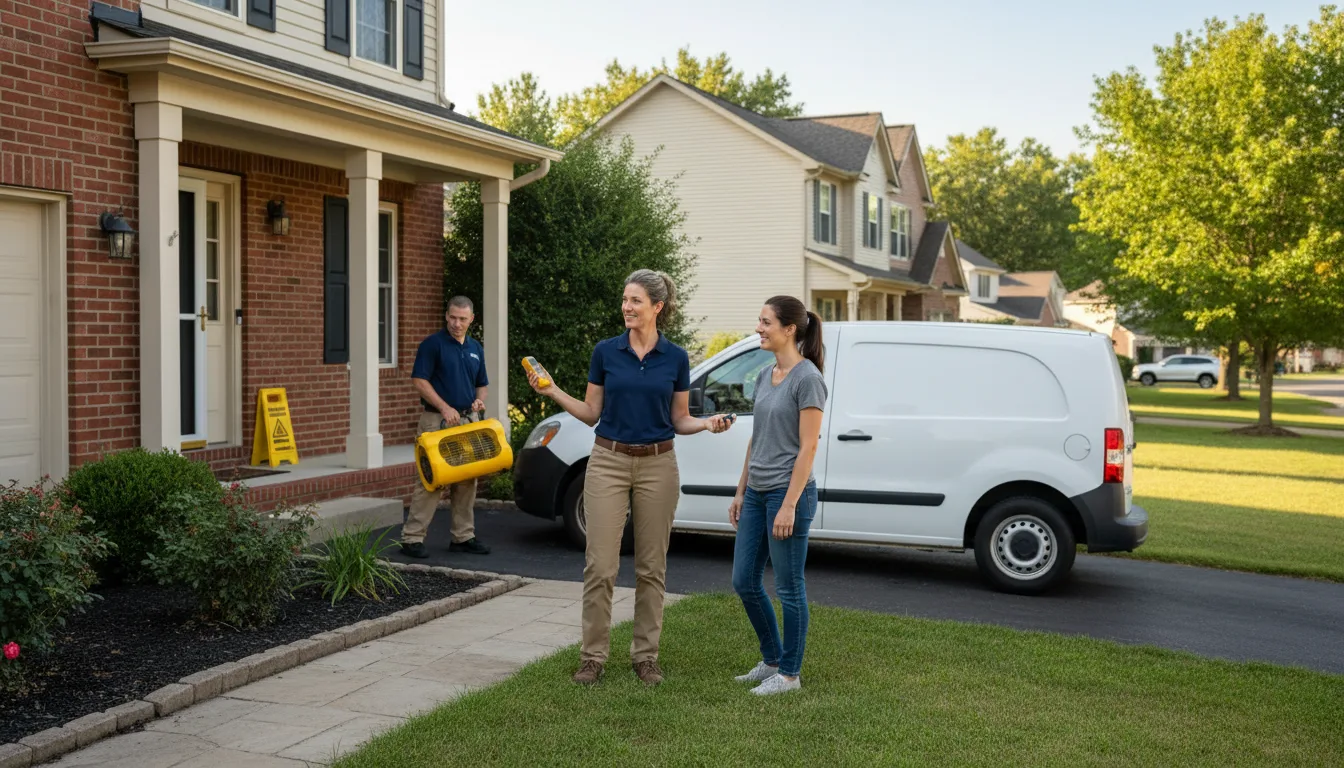 Water restoration image for Mold Remediation in Eagle, MI